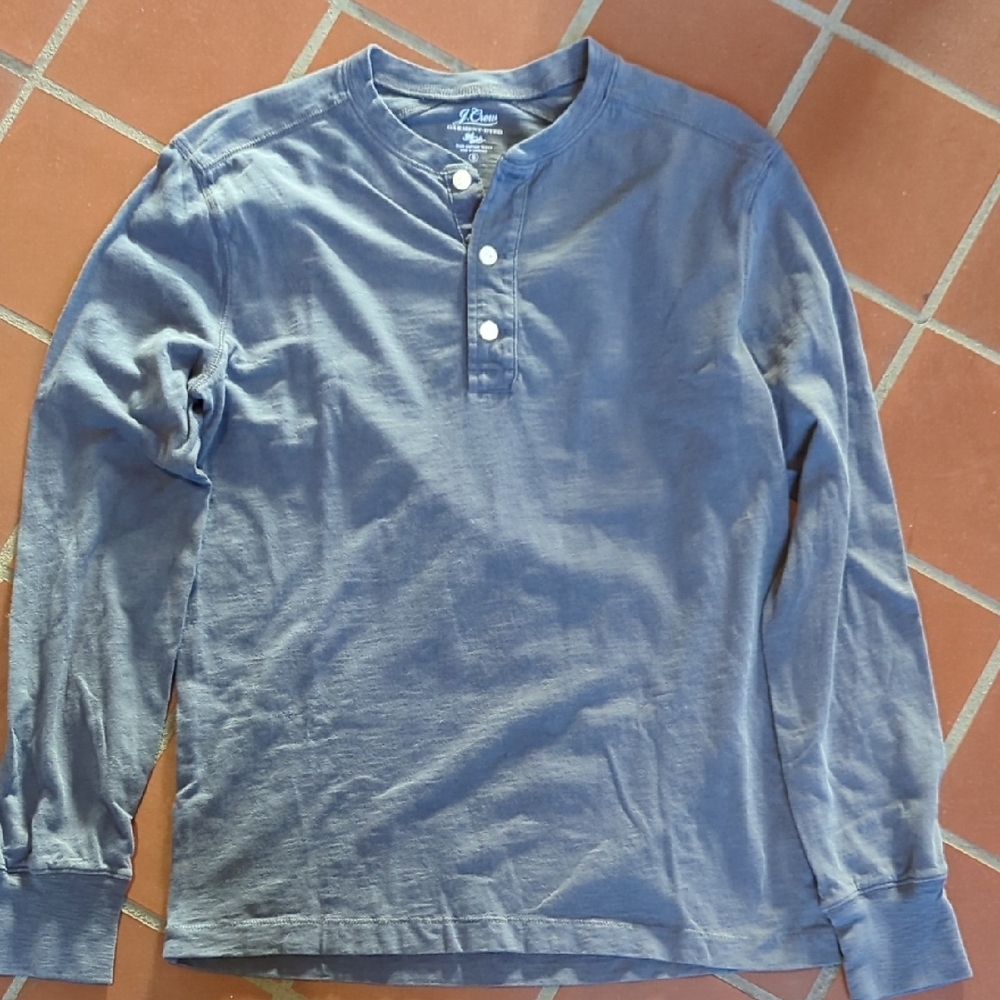 J. Crew Blue Long Sleeve Tee